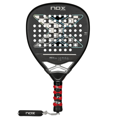 nox AT Luxury ATTACK 18K 2024 padel racket - front view