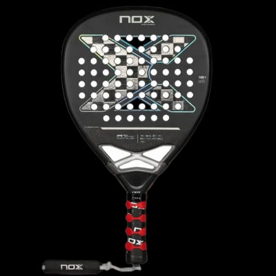 nox AT Luxury ATTACK 18K 2024 padel racket - front view