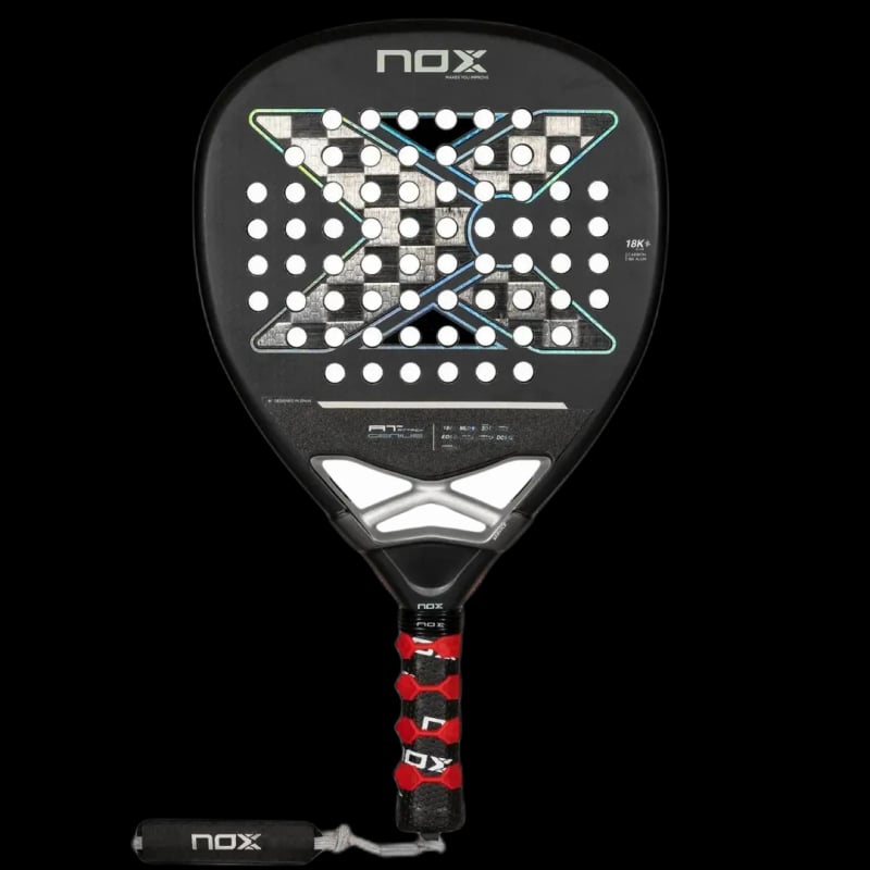 Nox AT Luxury ATTACK 18K 2024 padel racket - front view