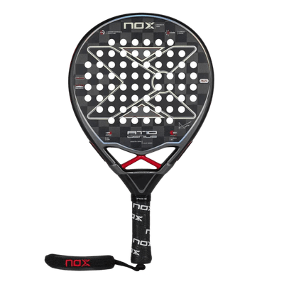 nox AT10 18K Luxury Genius padel racket - front view