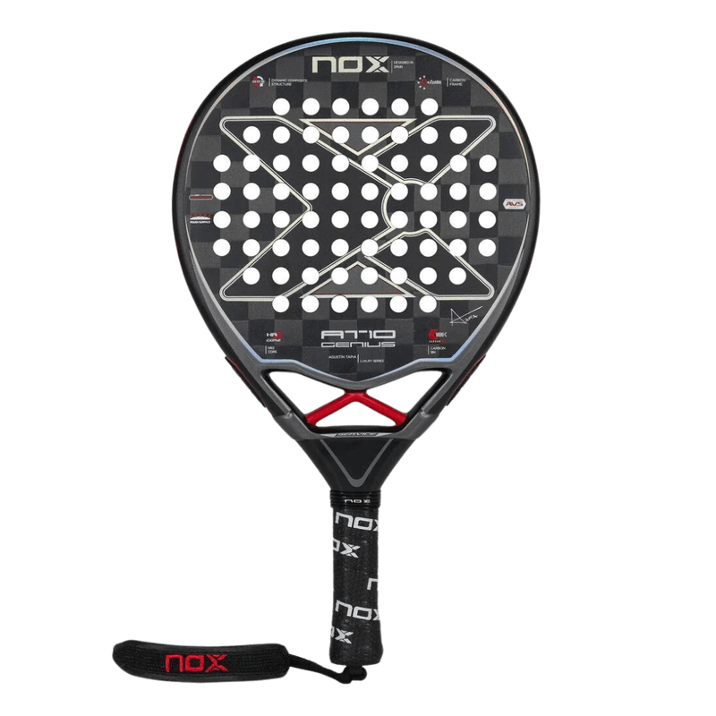 Nox AT10 18K Luxury Genius padel racket - front view