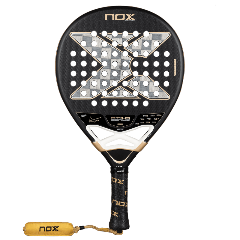 Nox AT10 Genius 18K Alum 2026 padel racket - front view