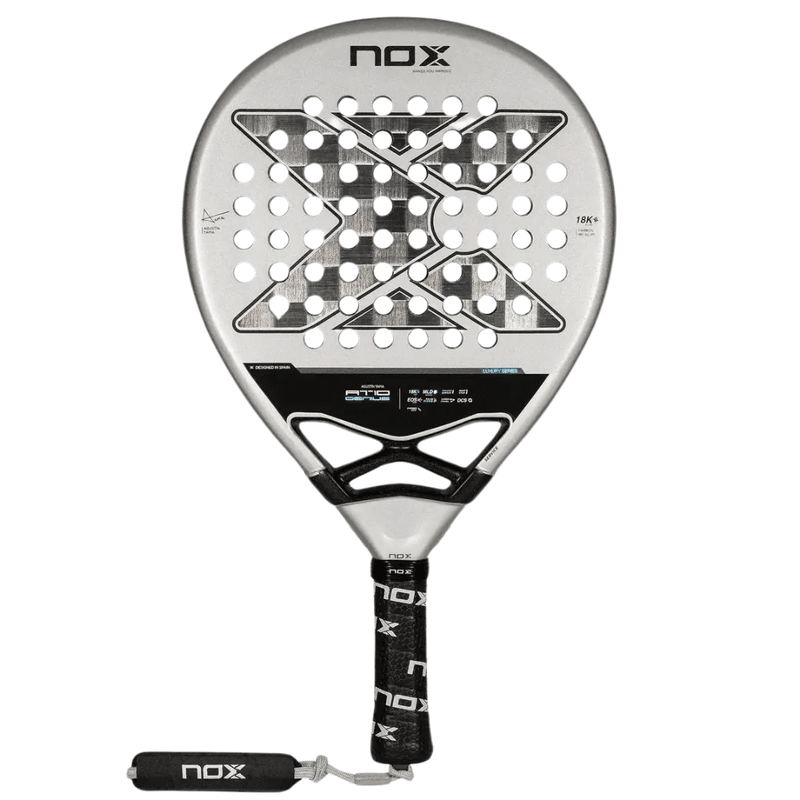 Nox AT10 Luxury Genius 18K Alum 2024 padel racket - front view
