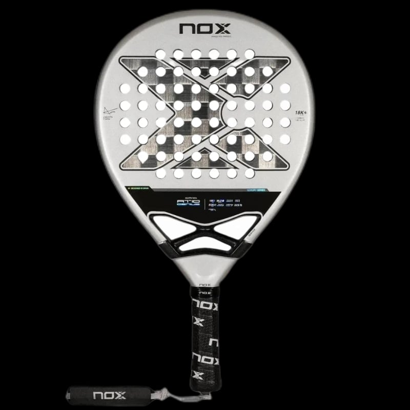 Nox AT10 Luxury Genius 18K Alum 2024 padel racket - front view