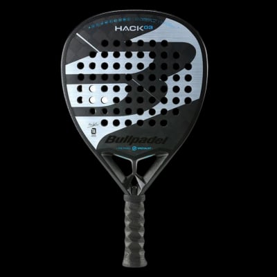 bullpadel Hack 03 padel racket - front view