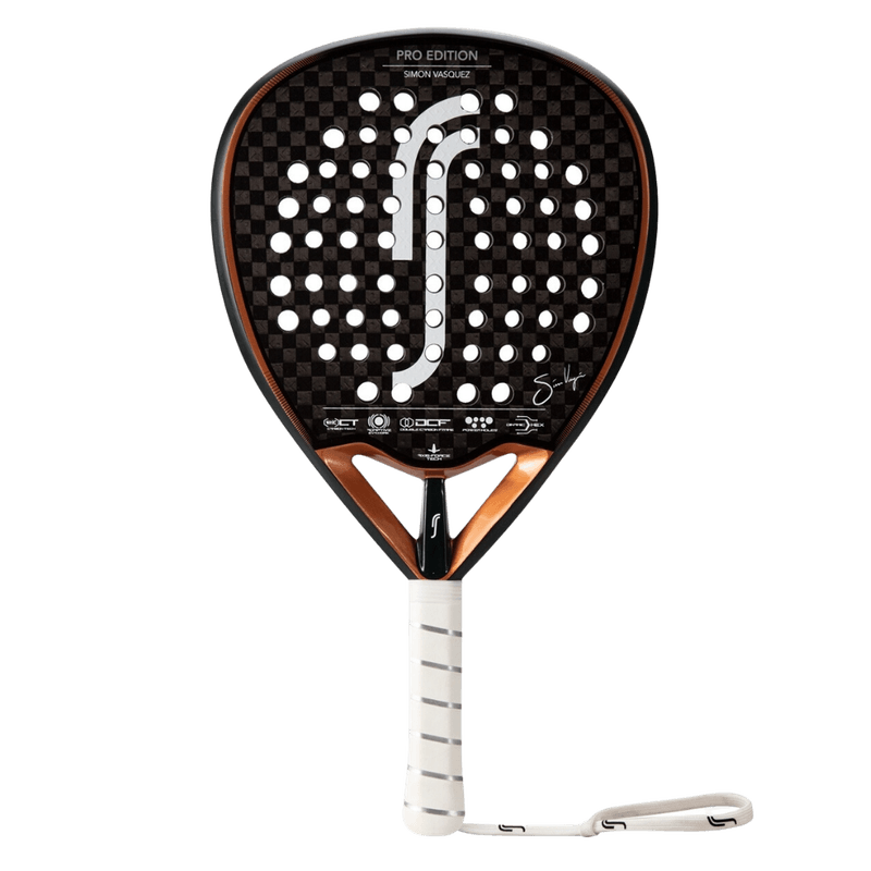 rs Simon Vasquez Pro padel racket - front view