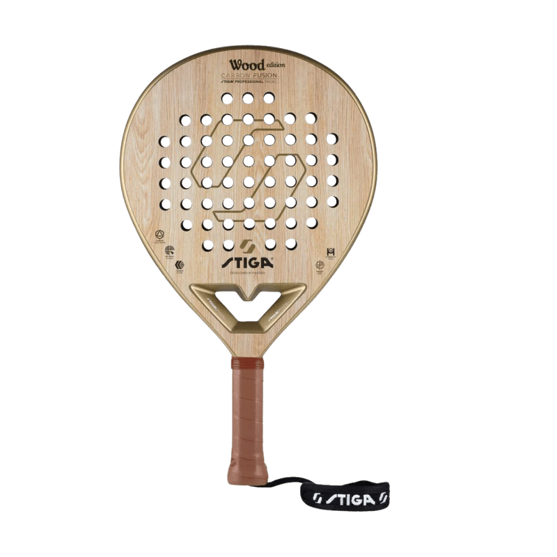 stiga Wood Edition padel racket - front view