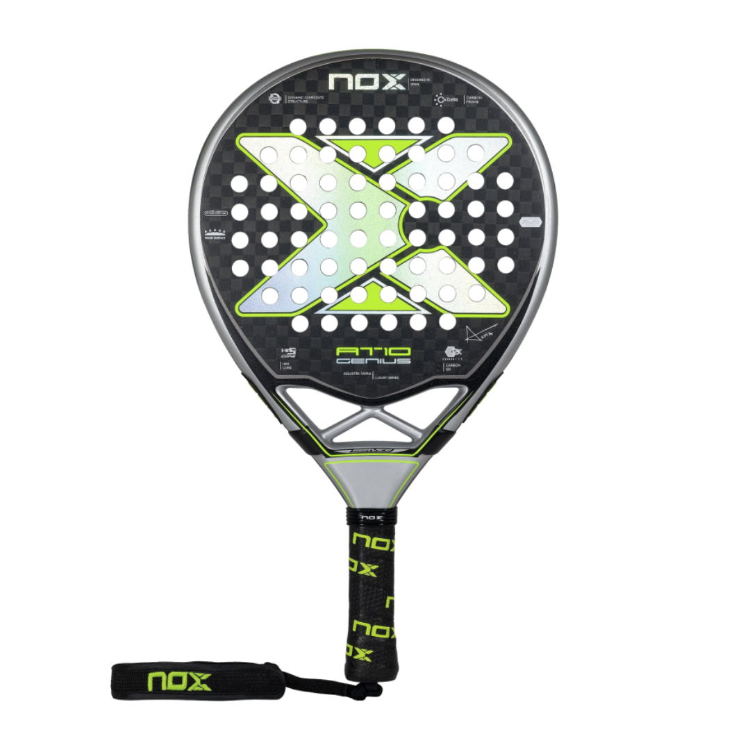 nox AT10 12K Luxury Genius Arena padel racket - front view
