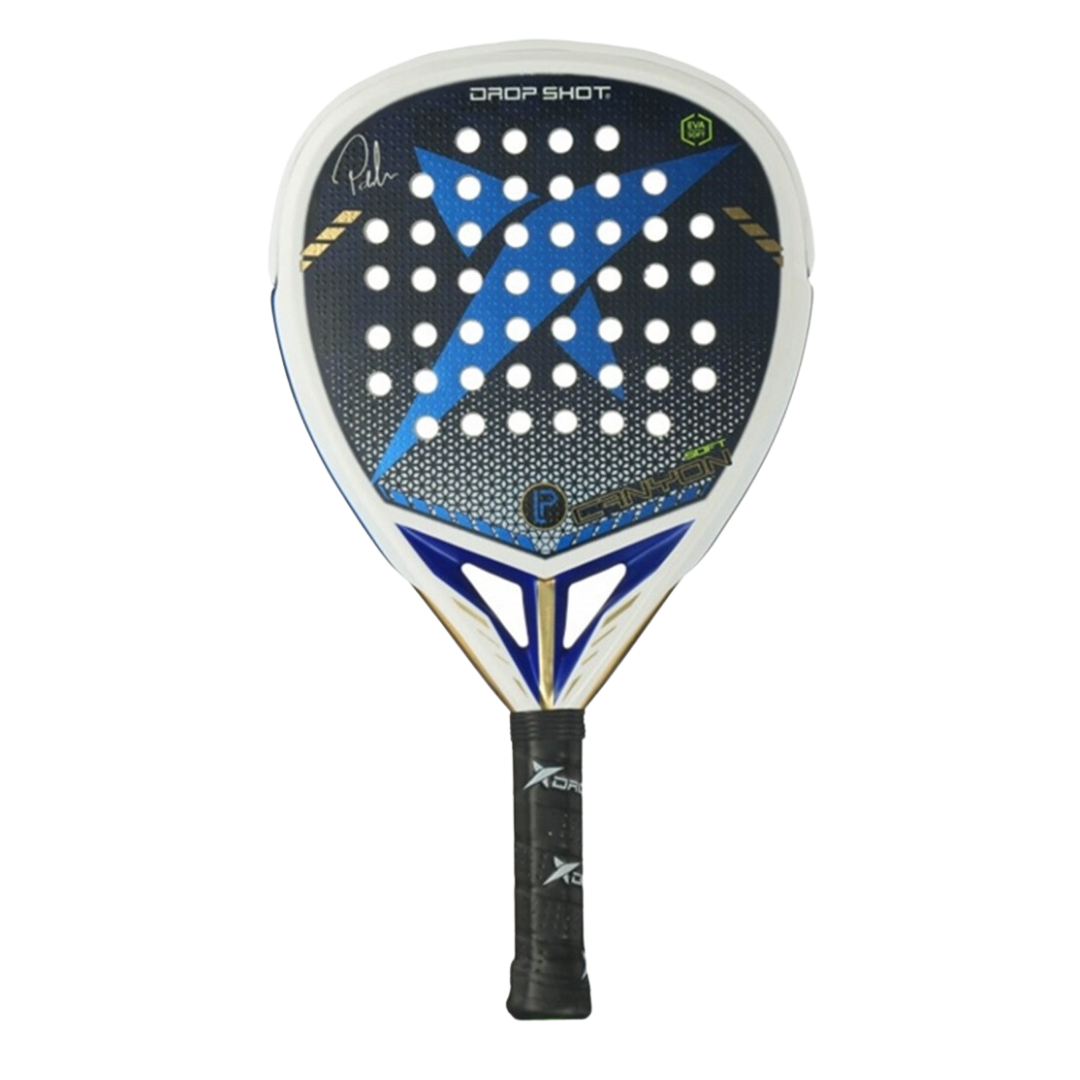 drop-shot Canyon Soft padel racket - front view