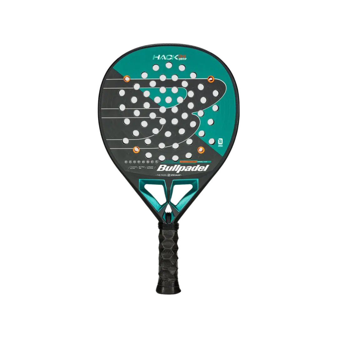 bullpadel Hack 04 Hybrid padel racket - front view