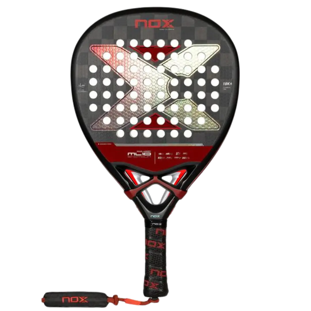 nox ML10 Luxury Shotgun 18K padel racket - front view