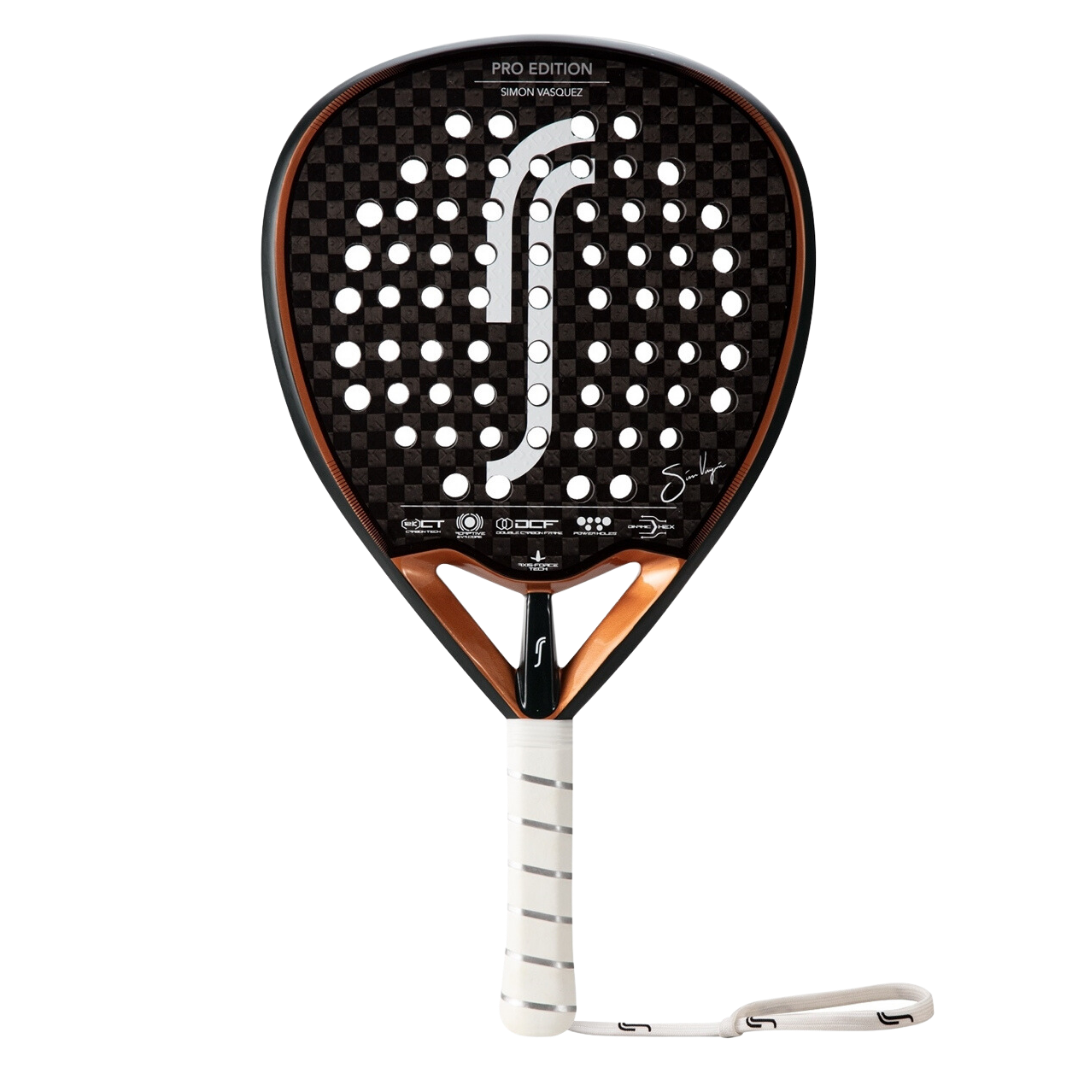 rs Simon Vasquez Pro padel racket - front view